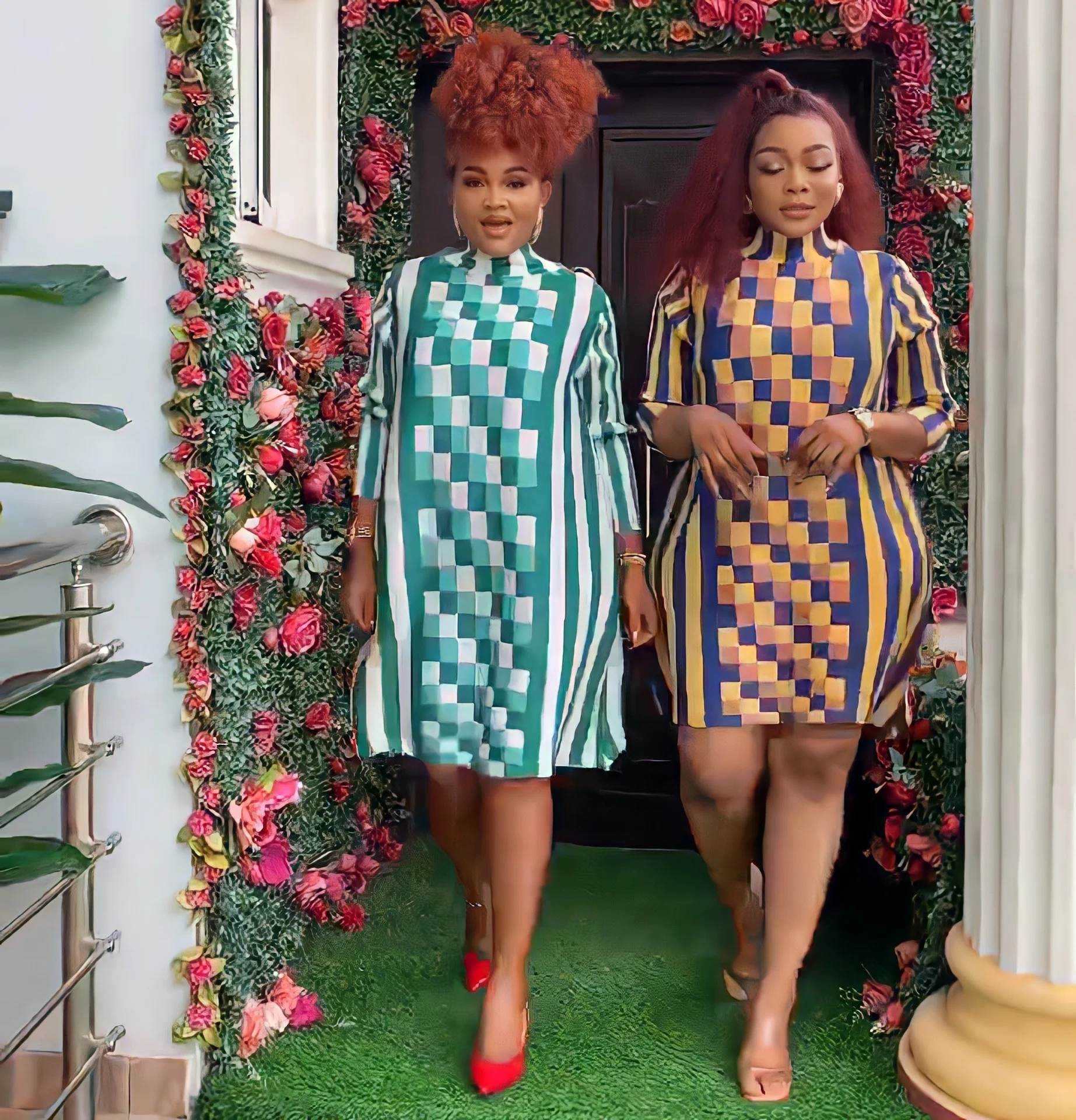 

Женское плиссированное платье в клетку, повседневное элегантное облегающее платье в клетку, 2023