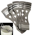 5 шт., металлические свечи, центрирующее устройство с тремя отверстиями, сделай сам, поставки свечей, фитиль, зажим для свечи