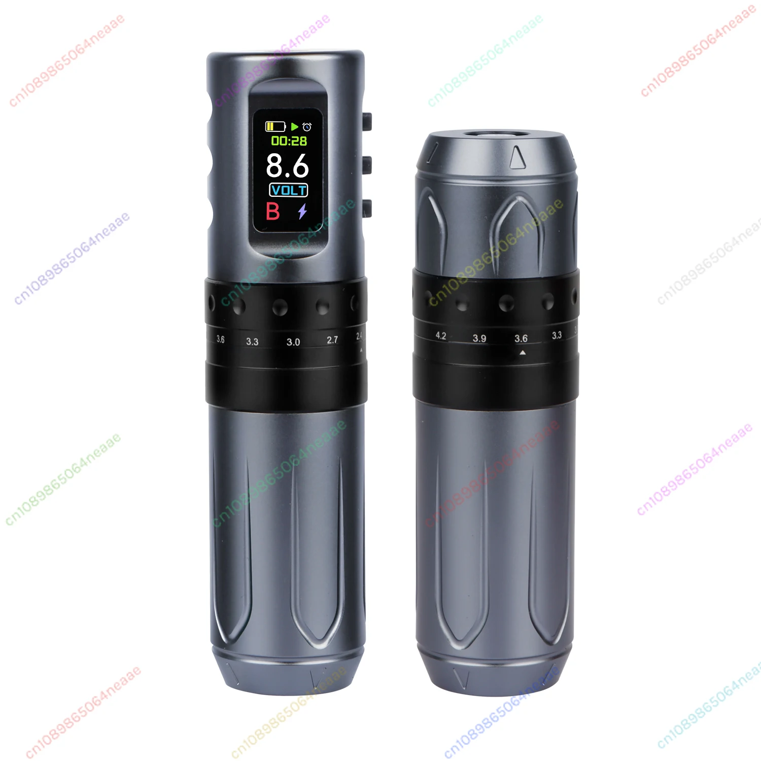 Фото INKONE TROX оптовая продажа с регулируемым ходом 2,4–4,2 мм, профессиональная лучшая беспроводная ручка для тату-машины с 2 батареями №4