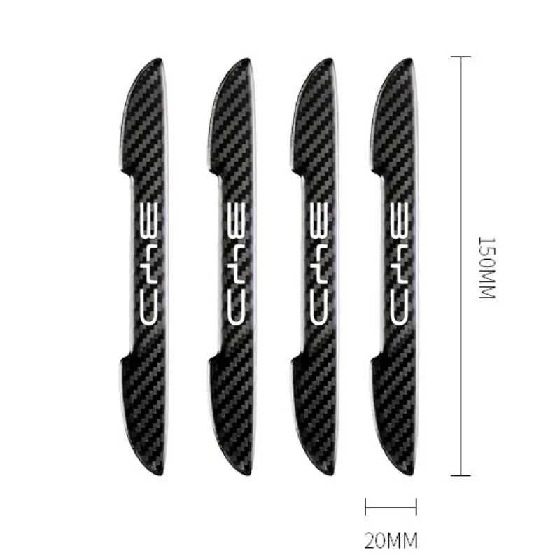 

Набор Из 4 Защитных Наклеек Из Углеродного Волокна Для Кромок Дверей Автомобилей BYD Dolphin 2023 EV, Atto 3, Tang, F3, E6, Dmi