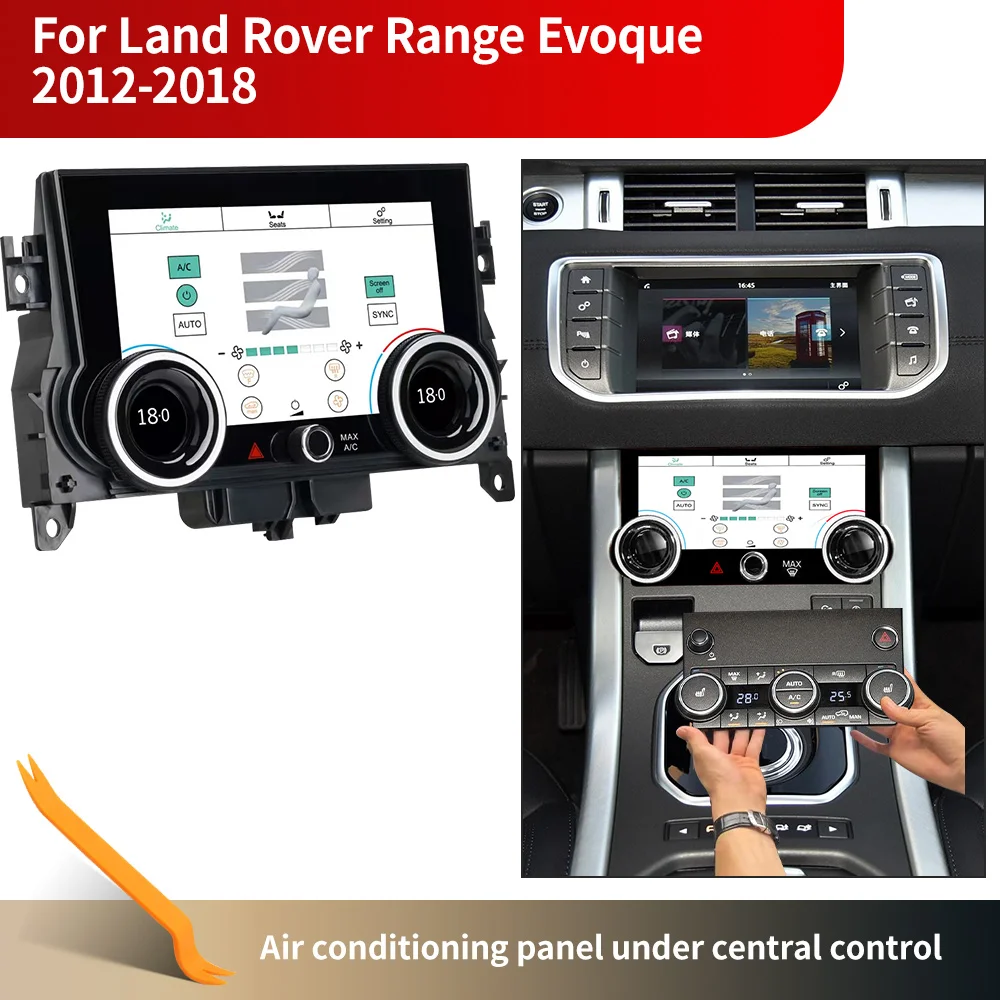

Air Condition Panel For Land Rover Evoque L538 L551 2012-2018 AC Board Climate Temperature Control Seat Heater Touch LCD Screen