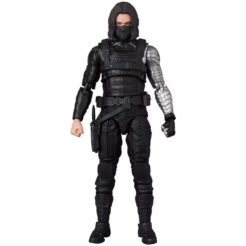 Оригинальная оригинальная игрушка Medicom Mafex Зимний Солдат Бакки Барнс № 15 см