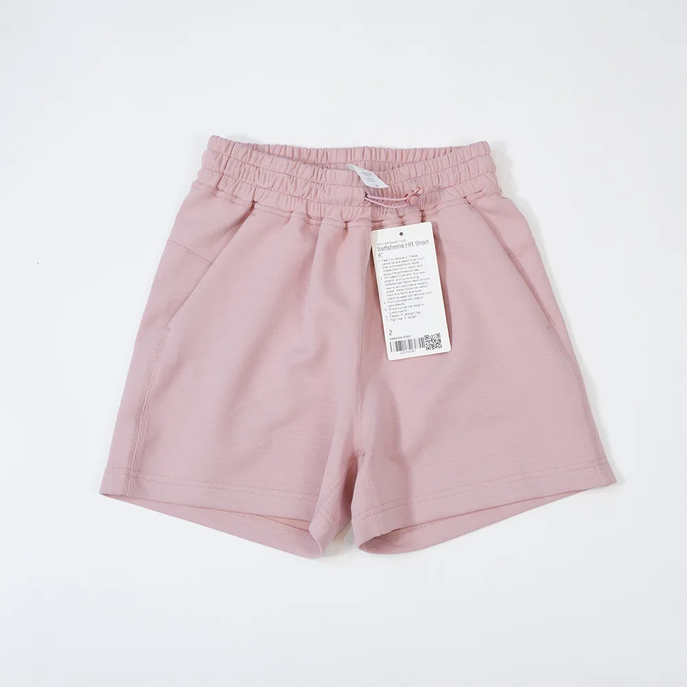 Summer Yoga Softstrem Women's Sports Loose Wide Leg Age Reducing Breathable Draping Silk Smooth High Waist Shorts