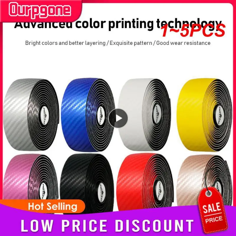 

1-5 шт., Антивибрационная лента для руля дорожного велосипеда