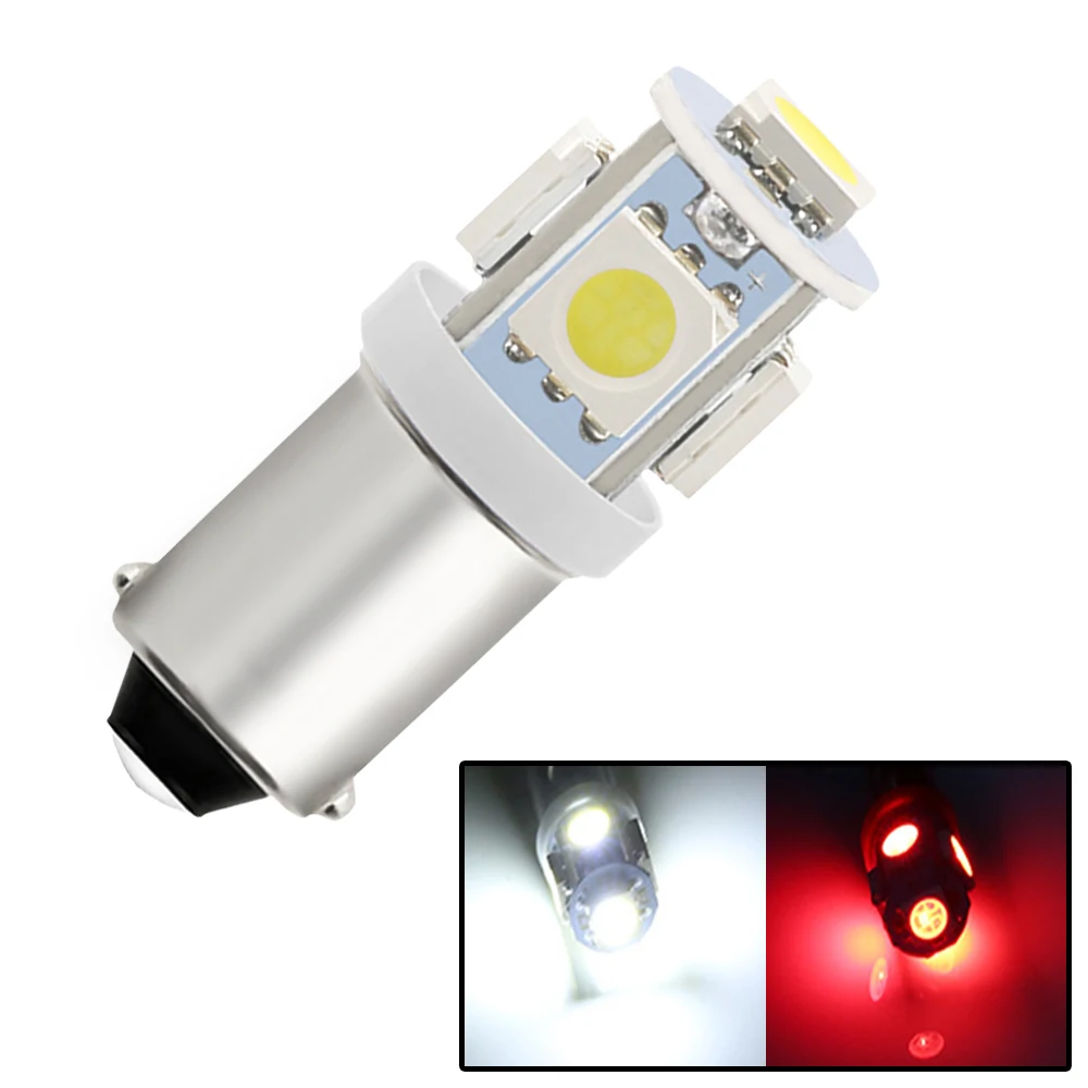 

1 шт. автомобильный стоп-сигнал светодиодный свет T11 BA9S 5050 5SMD купольная лампа для чтения T4W 1445 Q65B индикаторы интерьера фонари автомобильные а...