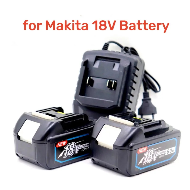 

Power Tools Rechargeable Li ion Battery 18V 6000mAh for Makita LXT/BL/XPT BL1860 BL1850 BL1840 BL1830 Replacement Battery