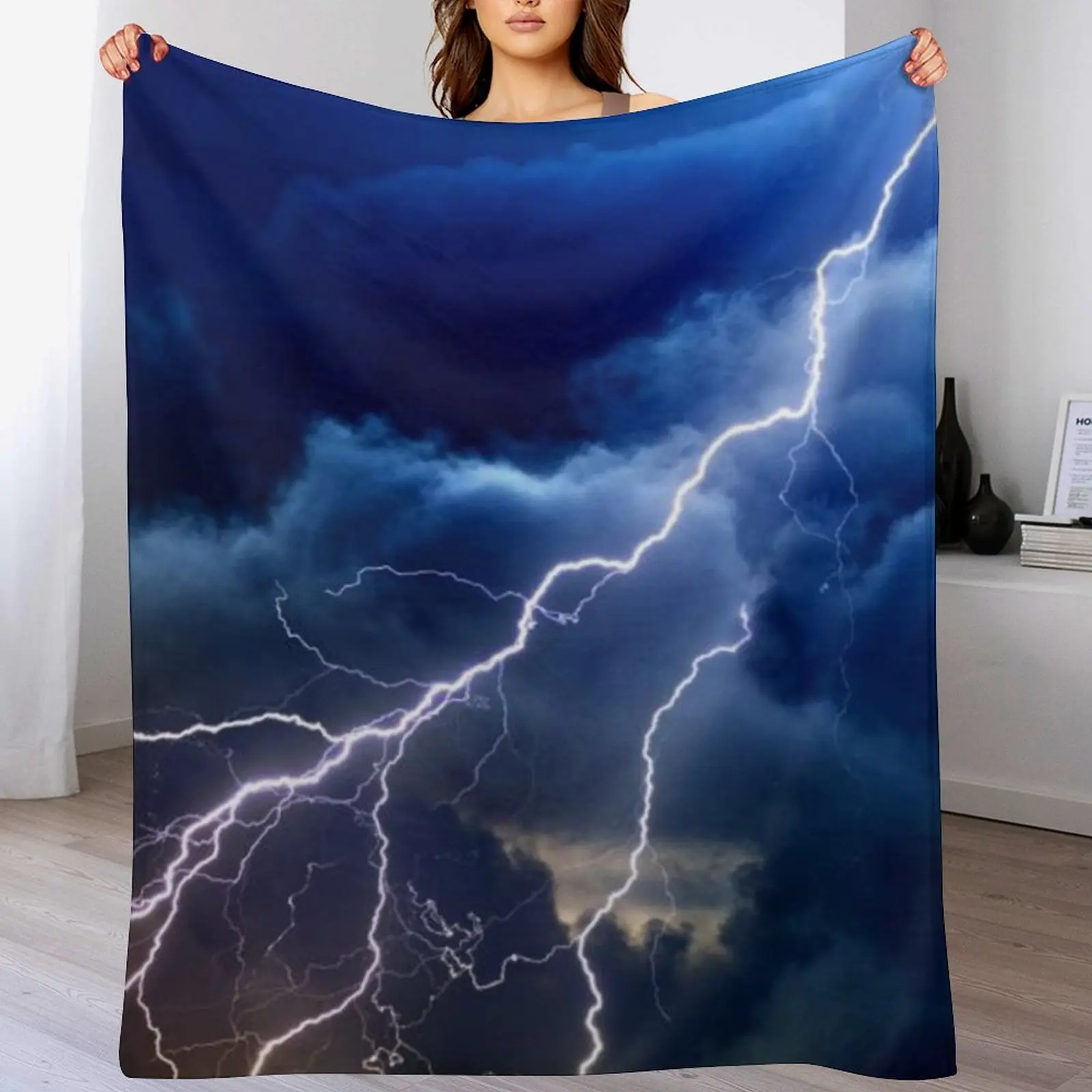 Фланелевое покрывало с молнией для кемпинга