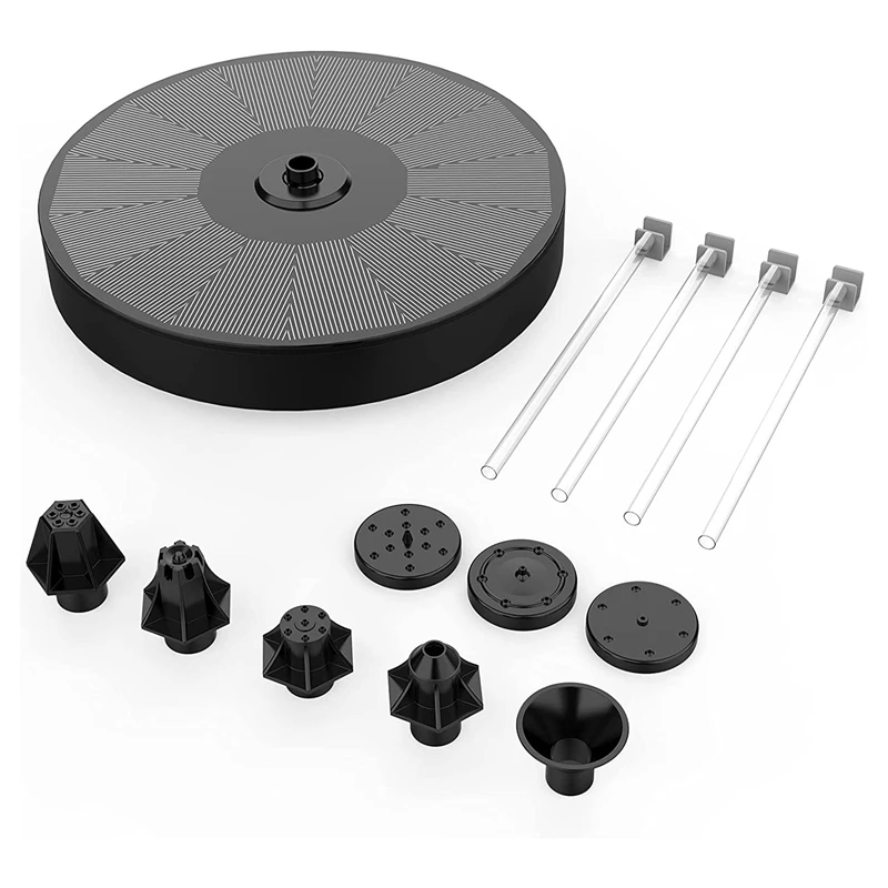 

Solar Fountain, 3.0W Powered Solar Pond Pump,Solar Water Pump Solar Floating Fountain For Garden Pond,Bird Bath,Fishbowl