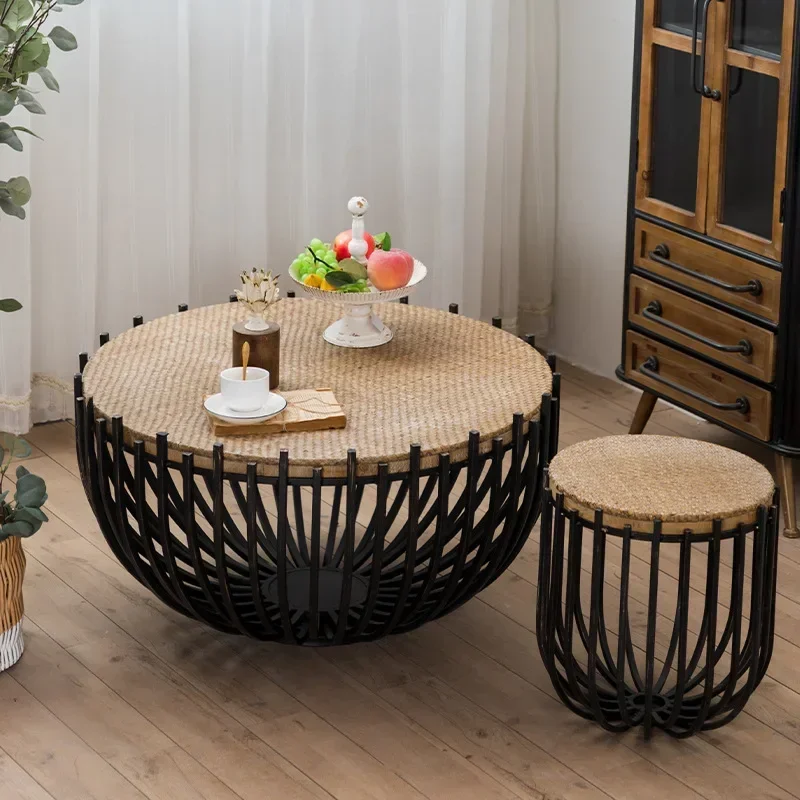 Современный роскошный кофейный столик Trau черная комната кровать мобильный