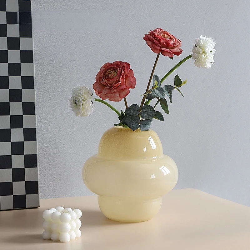 

Ins Ancient Glass Vase Ornaments with A High Sense of Home Hydroponics