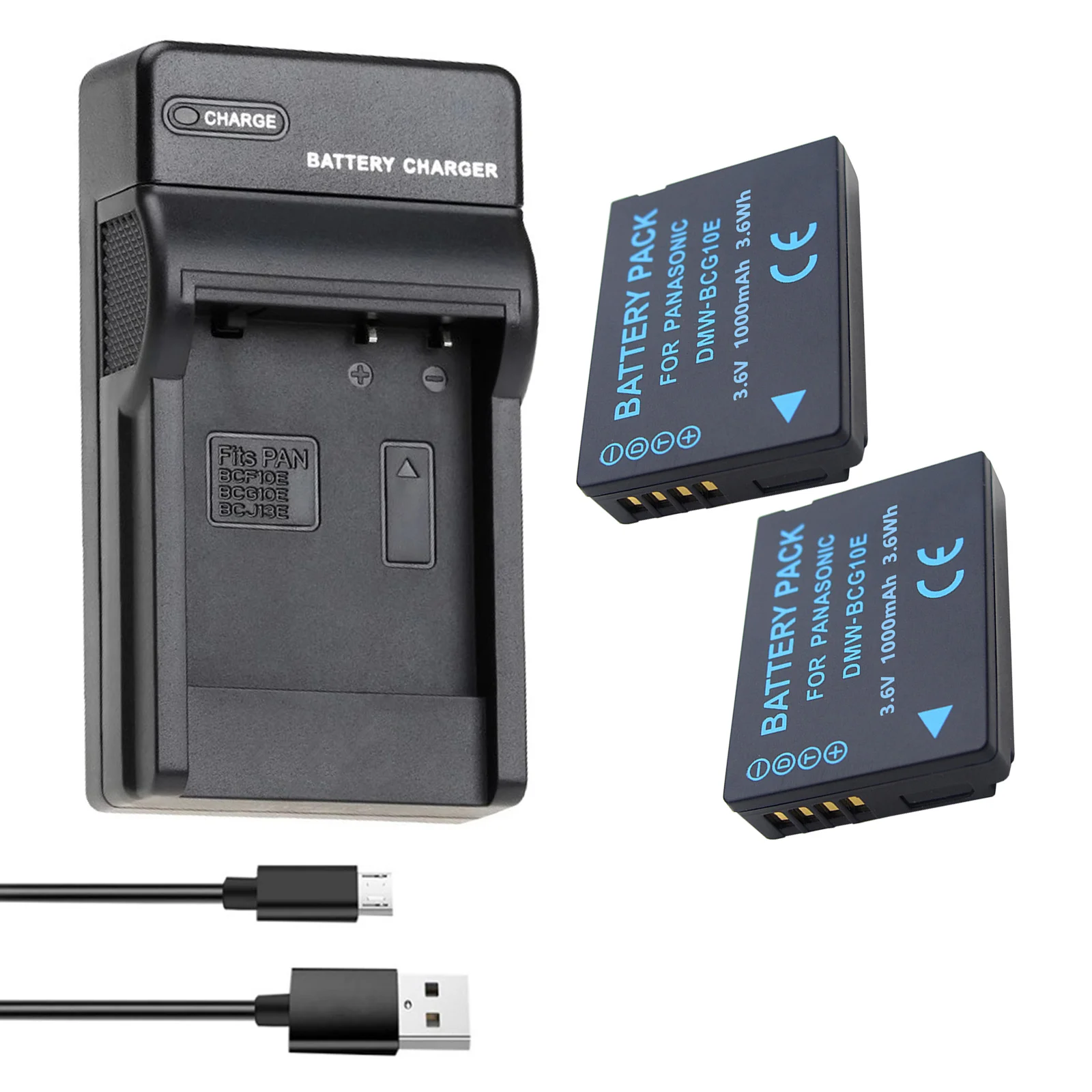 

Фонарь BCG10 BCG10E аккумулятор + зарядное устройство USB для Panasonic Lumix фонарь DMCTZ19 фонарь