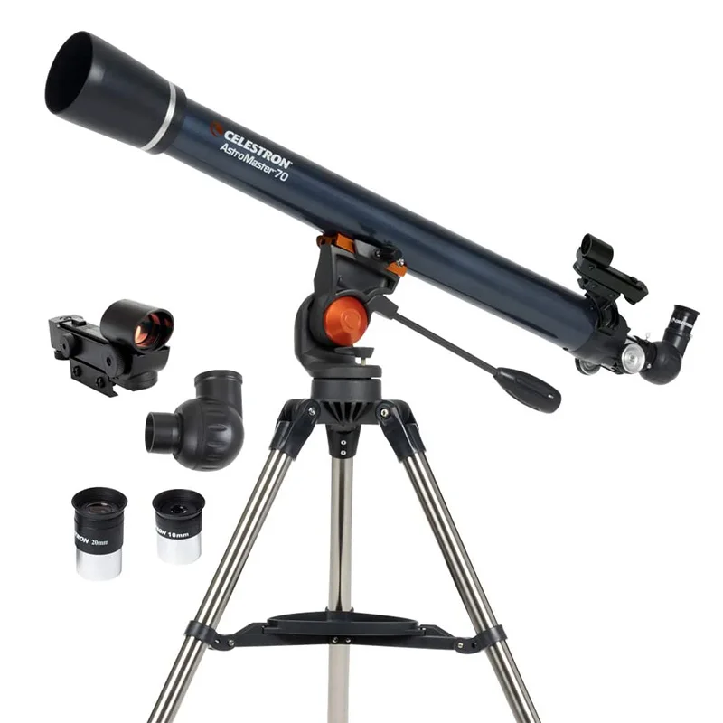 

Celestron AstroMaster 70AZ Telescope Refractor Telescope Professional Astronomical Telescope for Beginner Student