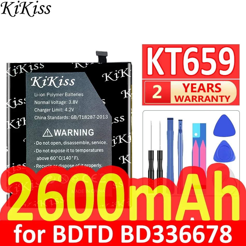

2600mAh KiKiss Powerful Battery KT659 for BDTD BD336678