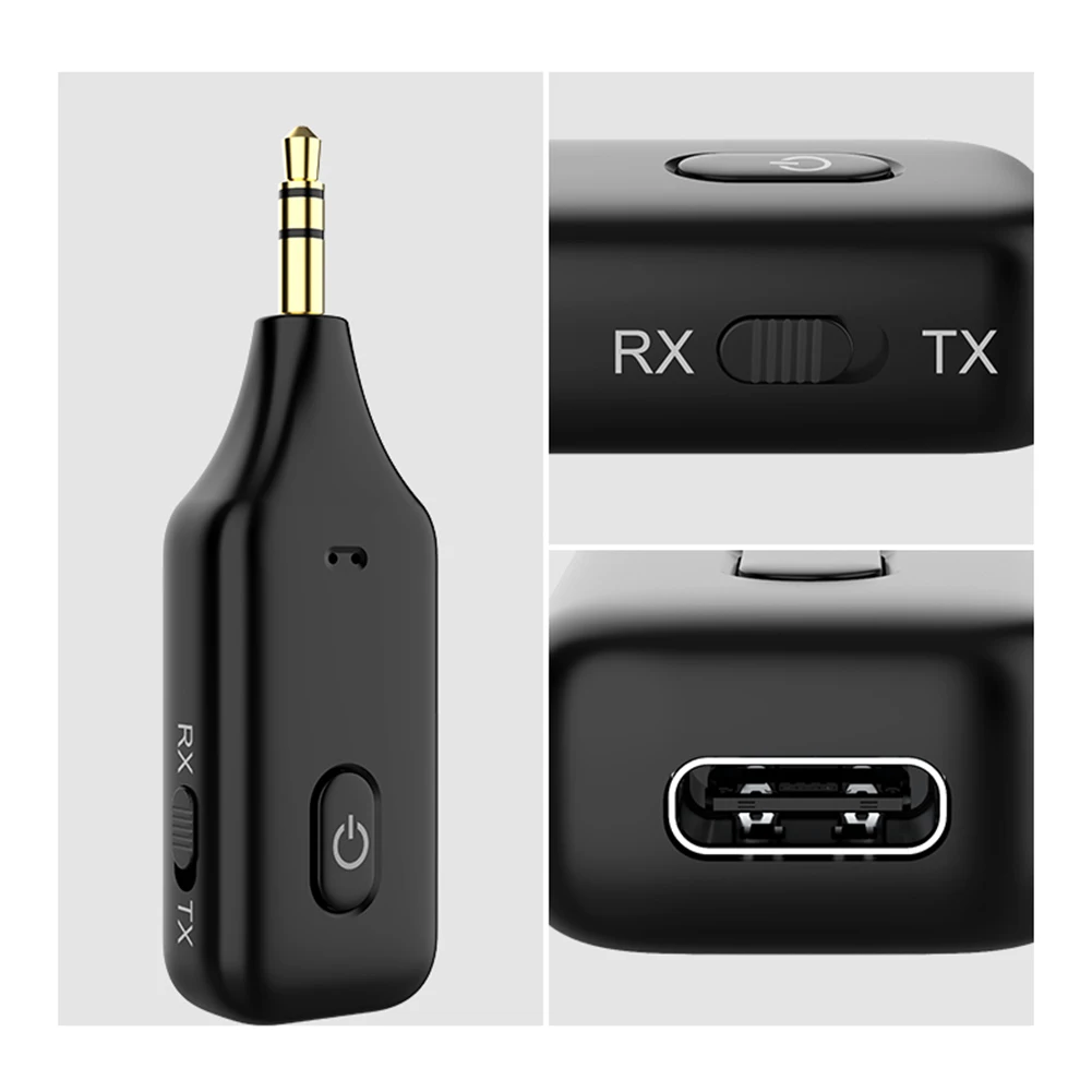 

Автомобильные аксессуары для электроники, беспроводной приемник Bluetooth 5,0, 1 шт., Bluetooth-передатчик и приемник для звонков по громкой связи