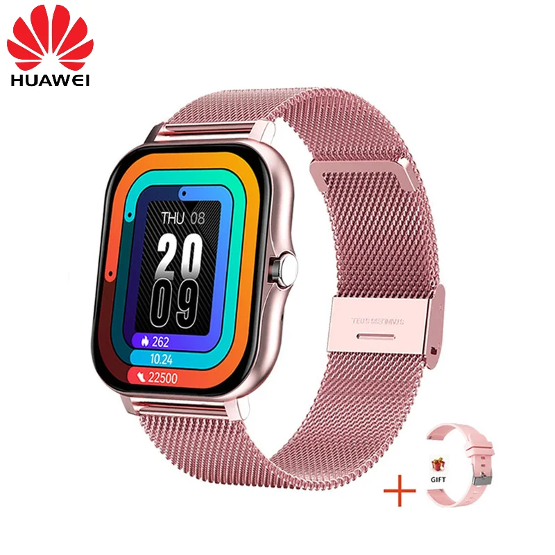 

Huawei Women Smart Watch 2023 New Fashion Bluetooth Call Men Smartwatch Waterproof Sports Fitness Tracker For Android and IOS