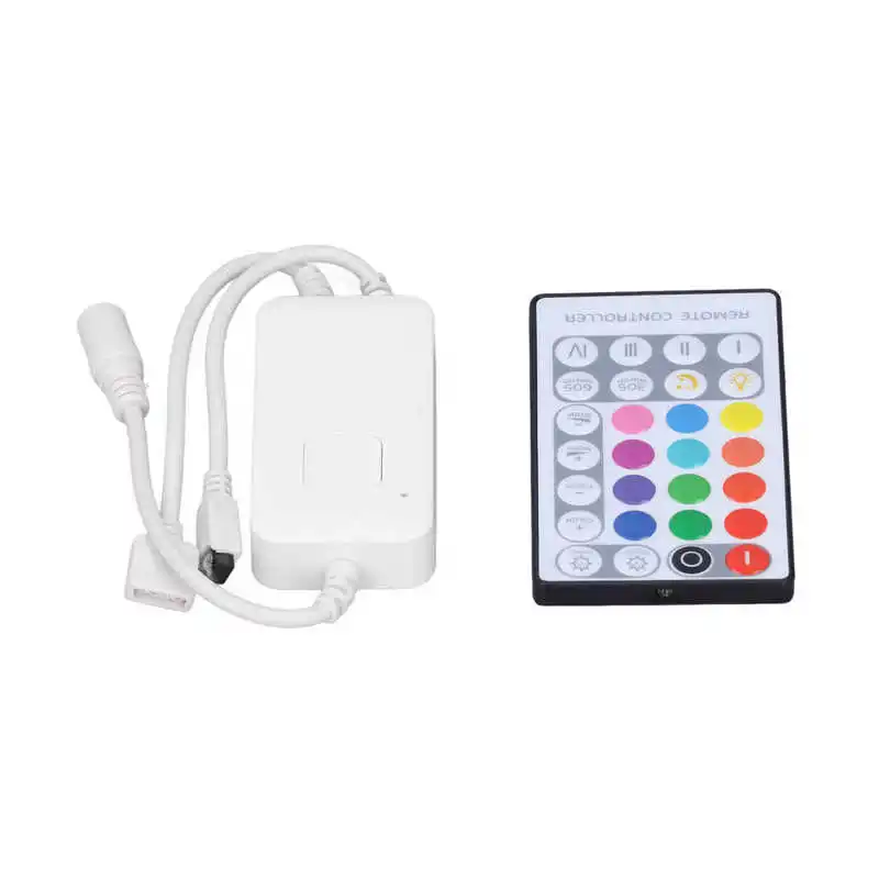 

Контроллер для светодиодной ленты, умный контроллер для лампы-полосы, 6A, максимальное безопасное изменение цвета с регулируемой яркостью, 5 ...