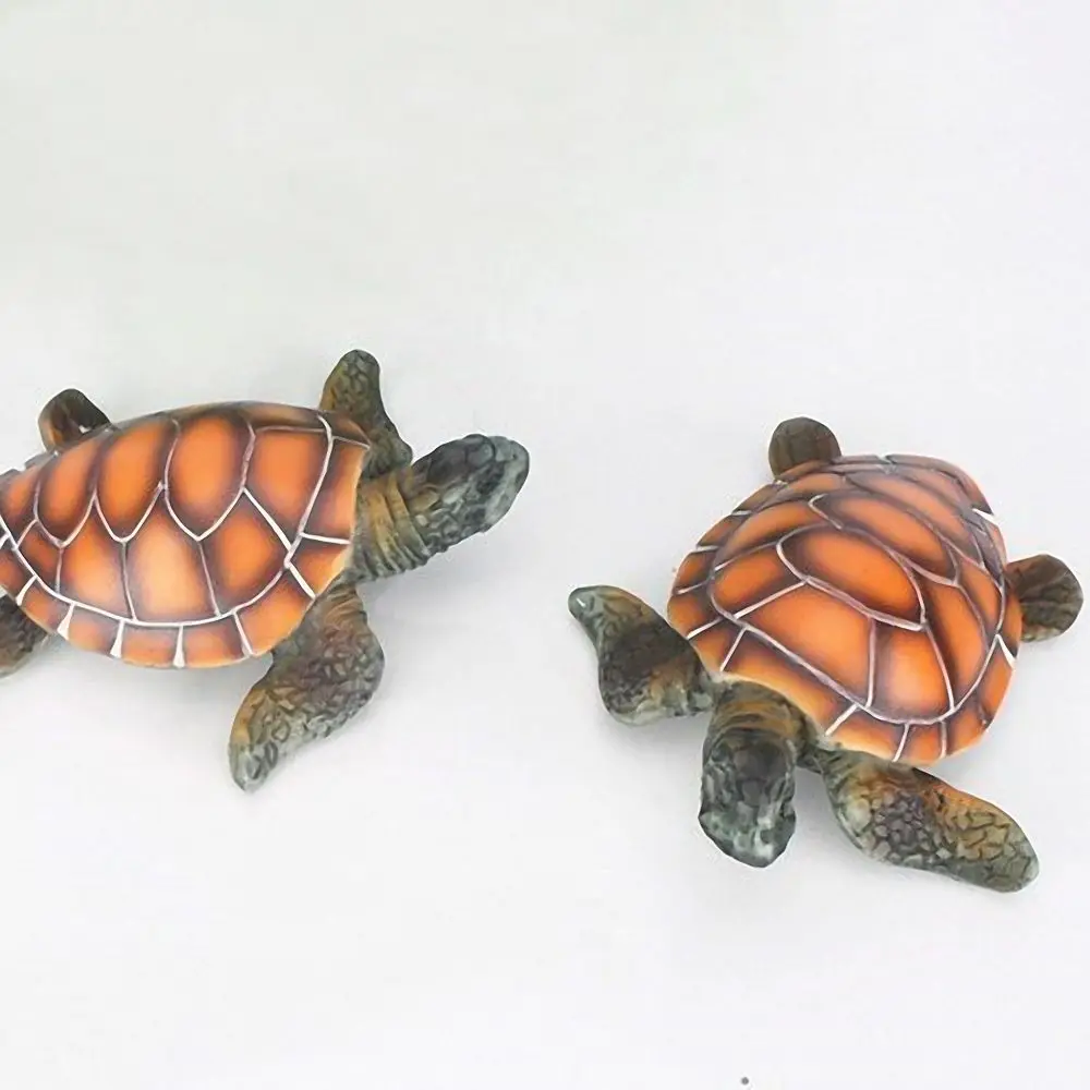 

1pc Artificial Turtle Sea Tortoise Resin Ornaments Fish Tank Decorations Aquarium Miniature Landscape Craft DIY Supplies