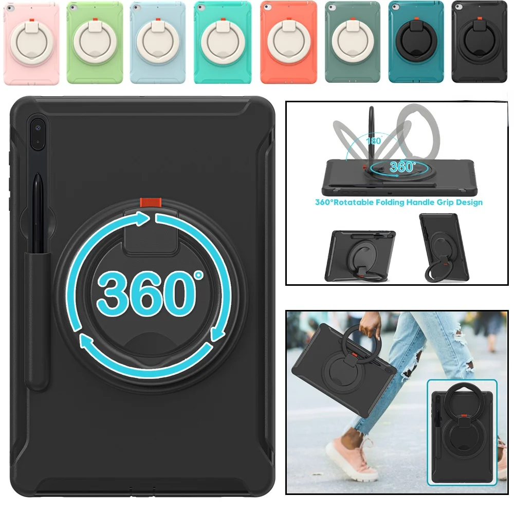 

Case for Samsung Galaxy Tab A7 Lite 2021 Shock Proof Full Body Kids Safe Tablet Cover For Tab S7 11 FE Plus 12.4 T975 T735 Funda