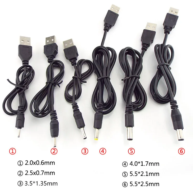 USB к DC 3 5*1 35 мм 2 0*0 6 5*0 7 4 0*1 5 5*2 1 Штекерный разъем В Удлинительный кабель соединитель
