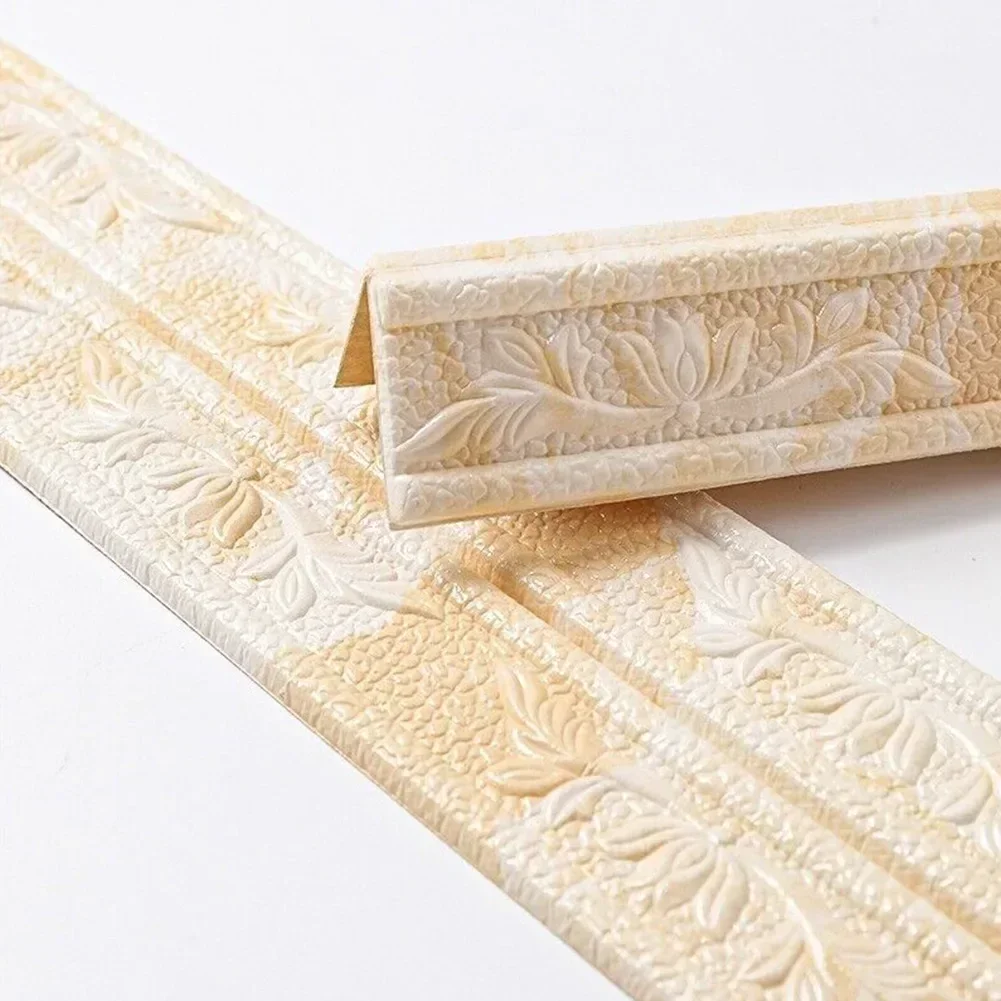 222 3D самоклеящаяся виниловая накладка на стену плинтус бордюр сделай сам декор