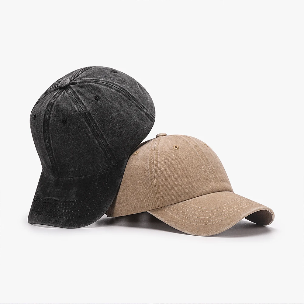 

OhSunny 2pcs Unisex Baseball Cap New Professional Adjustable Fashion Hip Hop Hat for Outdoors Sports Solid Color Snapback Cap