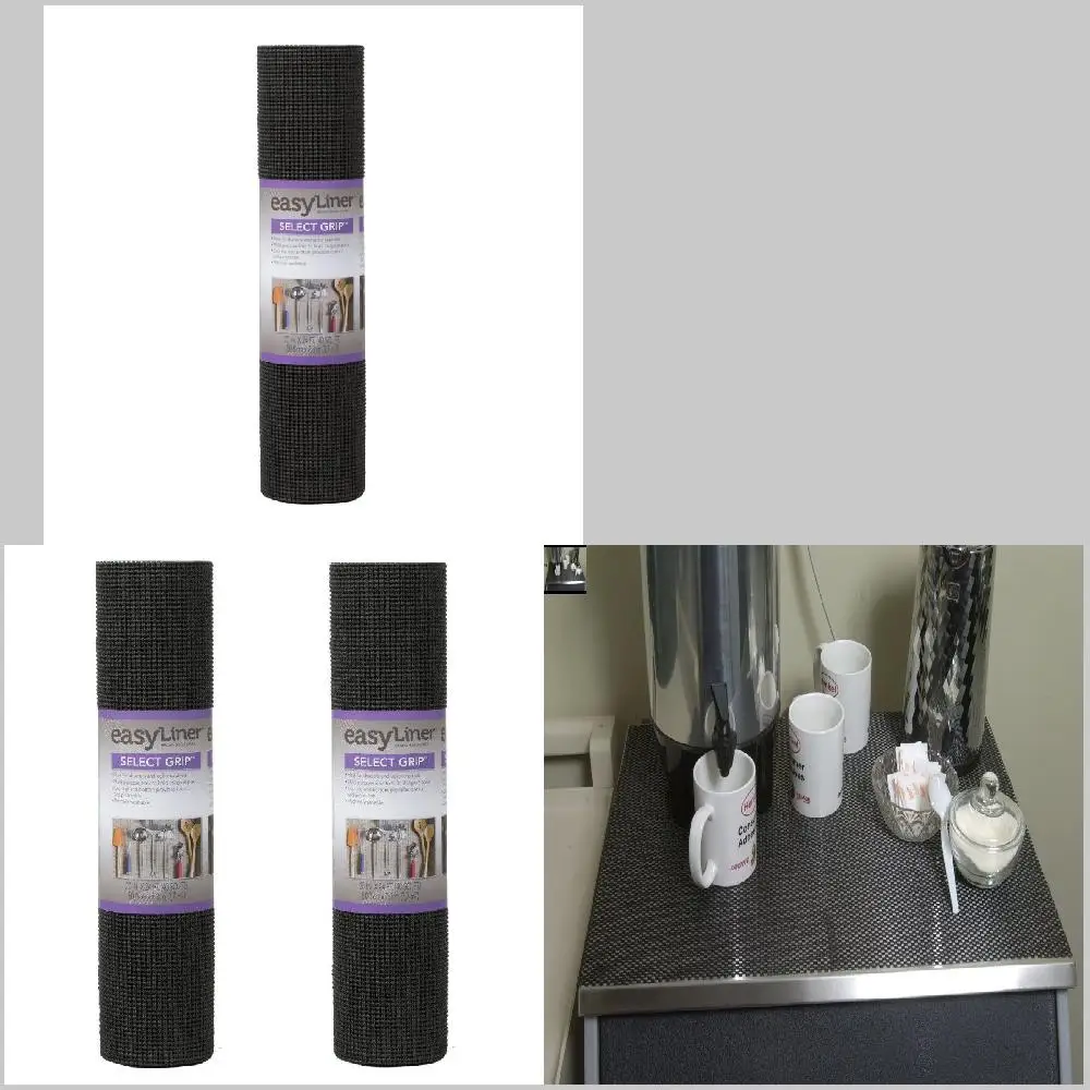 

Excellent Non-Adhesive 2-Count 20 x 24-Inch Black Select Easy-Grip Shelf Liner with 281876 for Long-Lasting Protection.