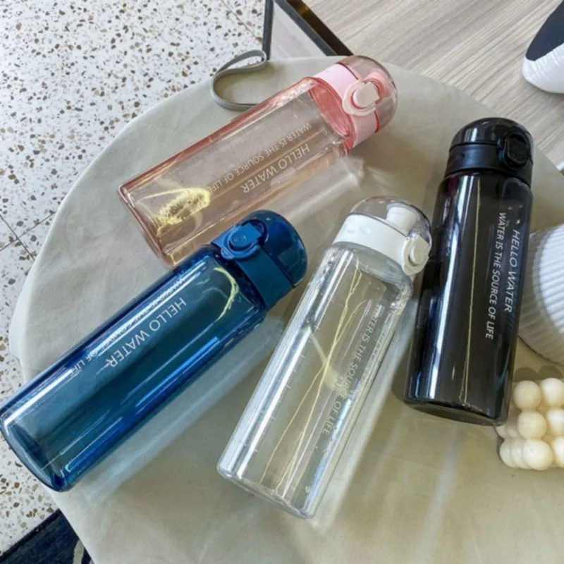 

780ml Sports Water Bottle Outdoor Water Bottle with Straw Plastic Portable Water Cup Dinkware Camping Bike Bottle Kitchen Tools