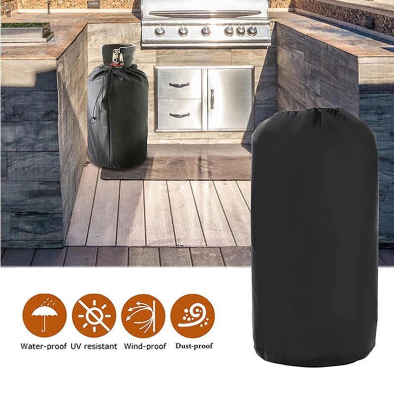 

Propane Tank Cover Gas Bottle Covers Waterproof Dust-proof For Outdoor Gas Stove Camping Parts Oxford Dust Protection Cover New