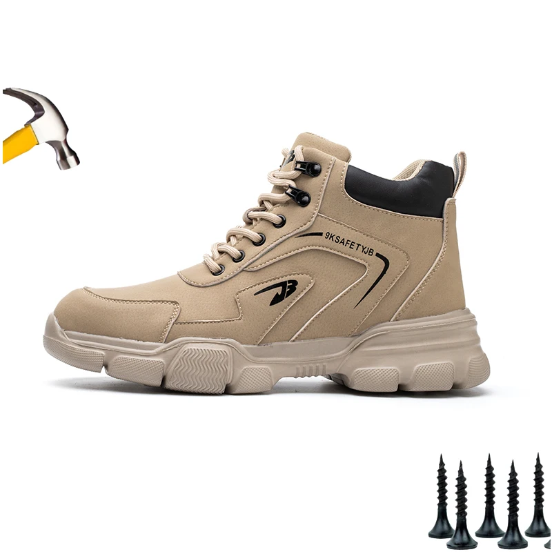 

Safety Shoes Men Winter Work Sneakers Indestructible Work Safety Boots Winter Shoes Men Steel Toe Shoes Sport Safty Shoes