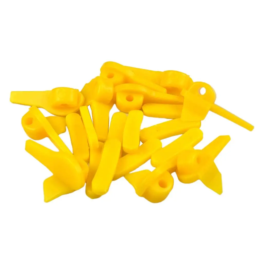 

5x 20Pcs Yellow Grilled Plastic Tire Changer Bird Head Remover Pad