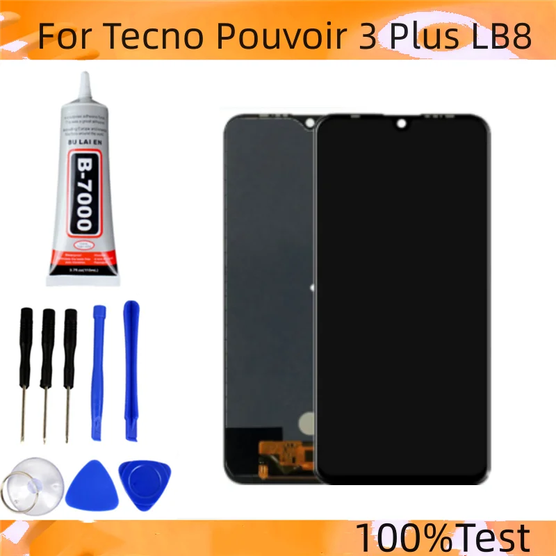 Протестированный TFT для Tecno Pouvoir 3 Plus LB8 ЖК-дисплей замена дигитайзера сенсорного
