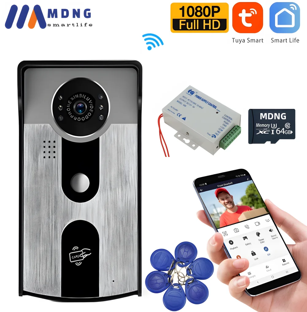 

Беспроводной видеодомофон MDNG 1080P