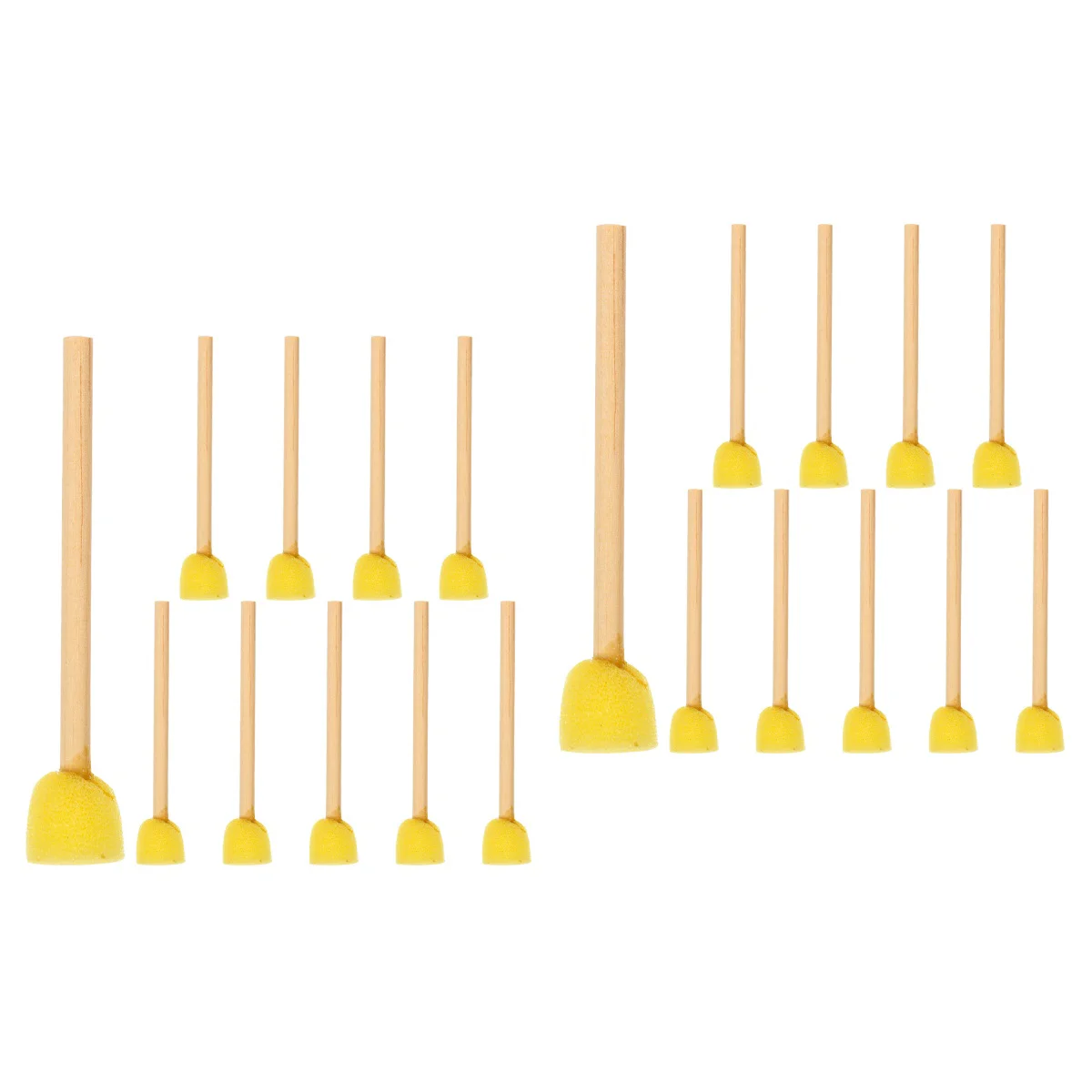 

20 шт., кисти для рисования с деревянной ручкой