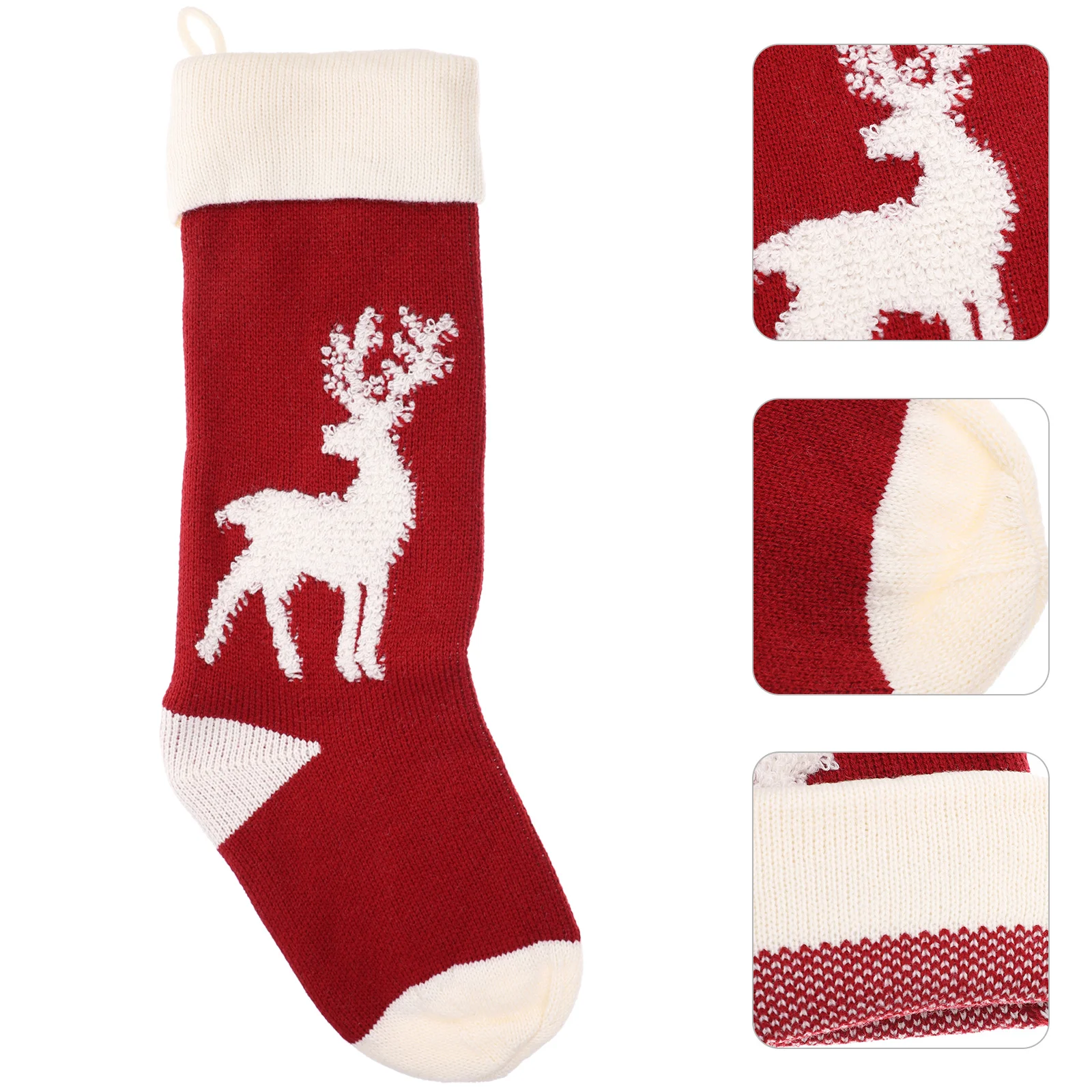 

2 Pcs Christmas Socks Christmas Tree Ornament Christmas Decor Elk Reindeer Sock Acrylic Xmas Stockings Fireplace Decor