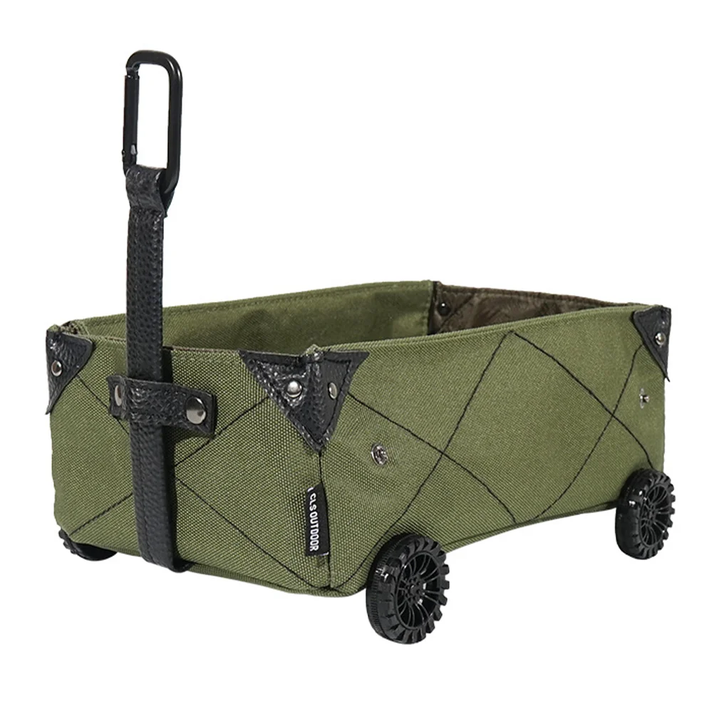 

Storage Wagon Bags Camping Cart Beach Bins Tote Outdoor Grocery Utility Folding Shoppingfor Wheels Bag Accessories Backpacks