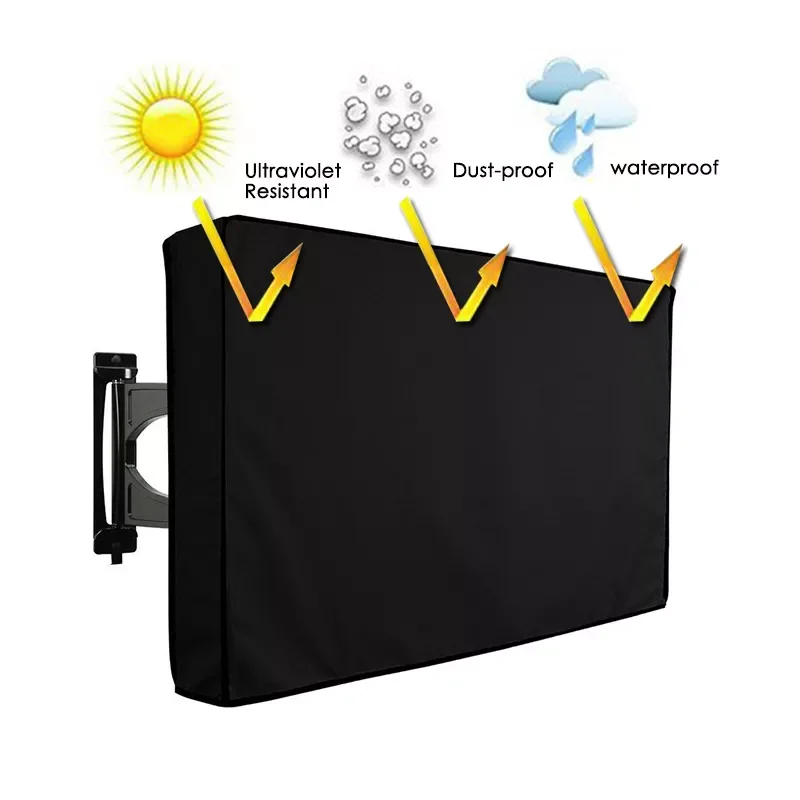 

2023 Outdoor Waterproof TV Cover for 22 55 inch LCD TV Dust-proof Microfiber Cloth Protect LED Screen Weatherproof Universal TV