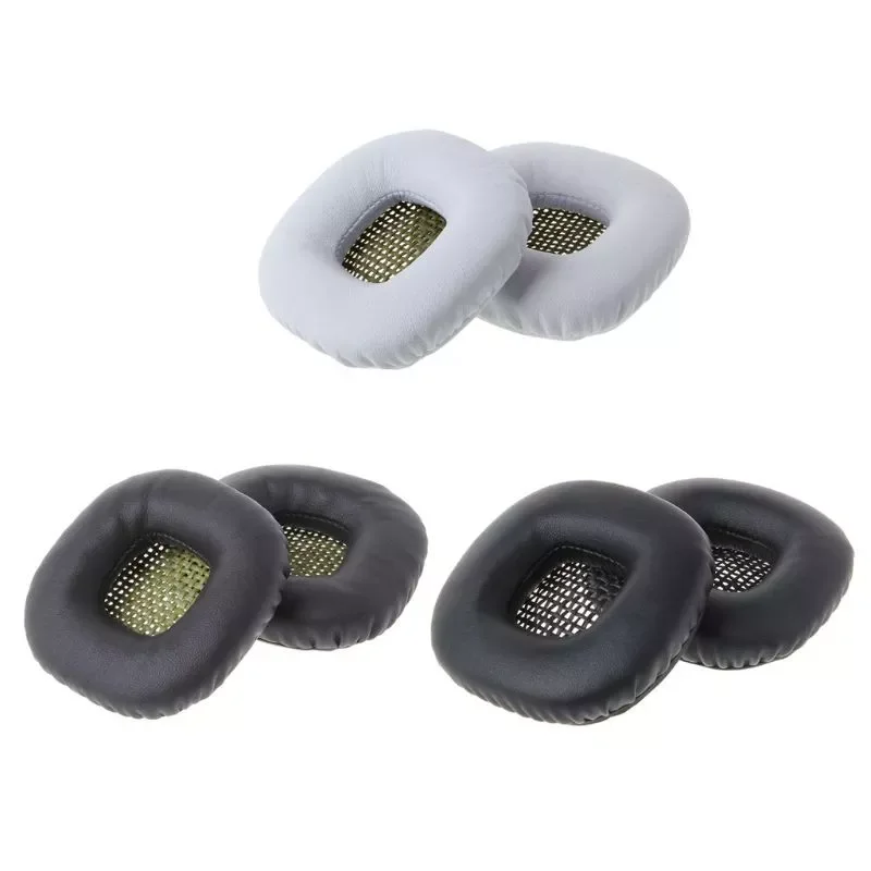 

NEW2022 OOTDTY 1Pair Replacement Leather Sponge Ear Pads Earmuffs Cushion Protector for Marshall Major I II Headphone Headsets