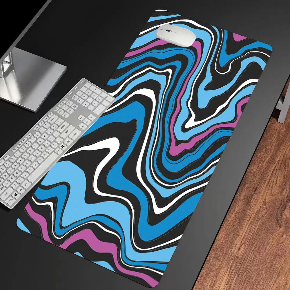 

Gaming Mousepad Colorful Art Texture Notebook Keyboard Pad XXL Size Non-slip Wear-resistant for Desk Mat Laptop Desk Office