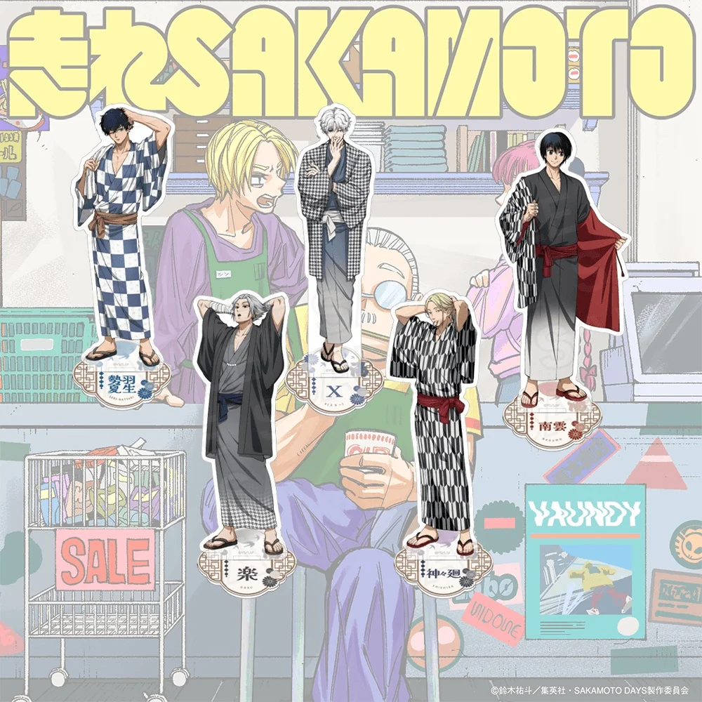 Фото Акриловая подставка-брелок Sakamoto Days Natsuki Seba 15 см, коллекционная фигурка для косплея и декора стола №1