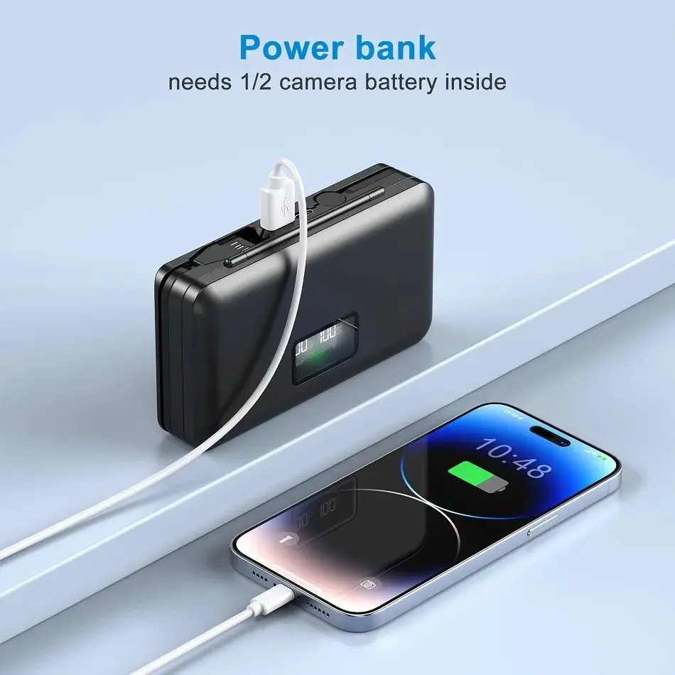 Аккумулятор EPUENDI DMW - BMB9 и зарядное устройство LCD USB с функцией считывания SD карт /