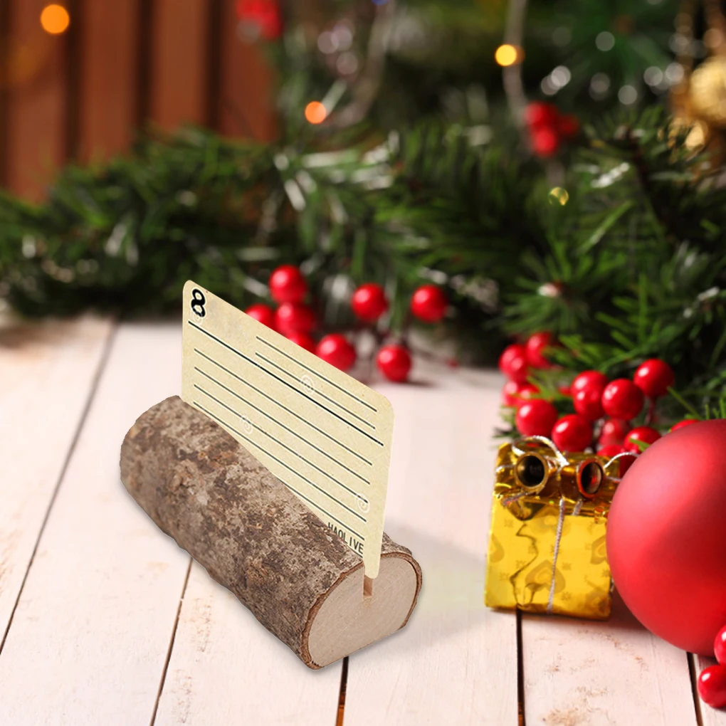 

10 шт., деревянные держатели для карточек