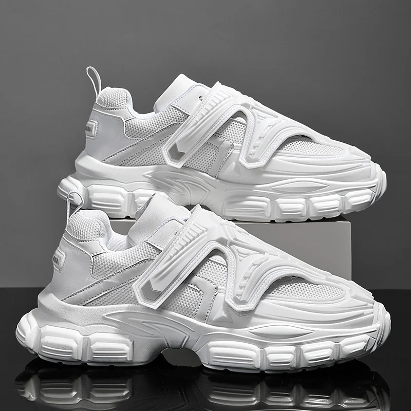 

Кроссовки мужские теннисные, люксовые кеды, повседневная обувь для тренировок, модные лоферы, цвет белый