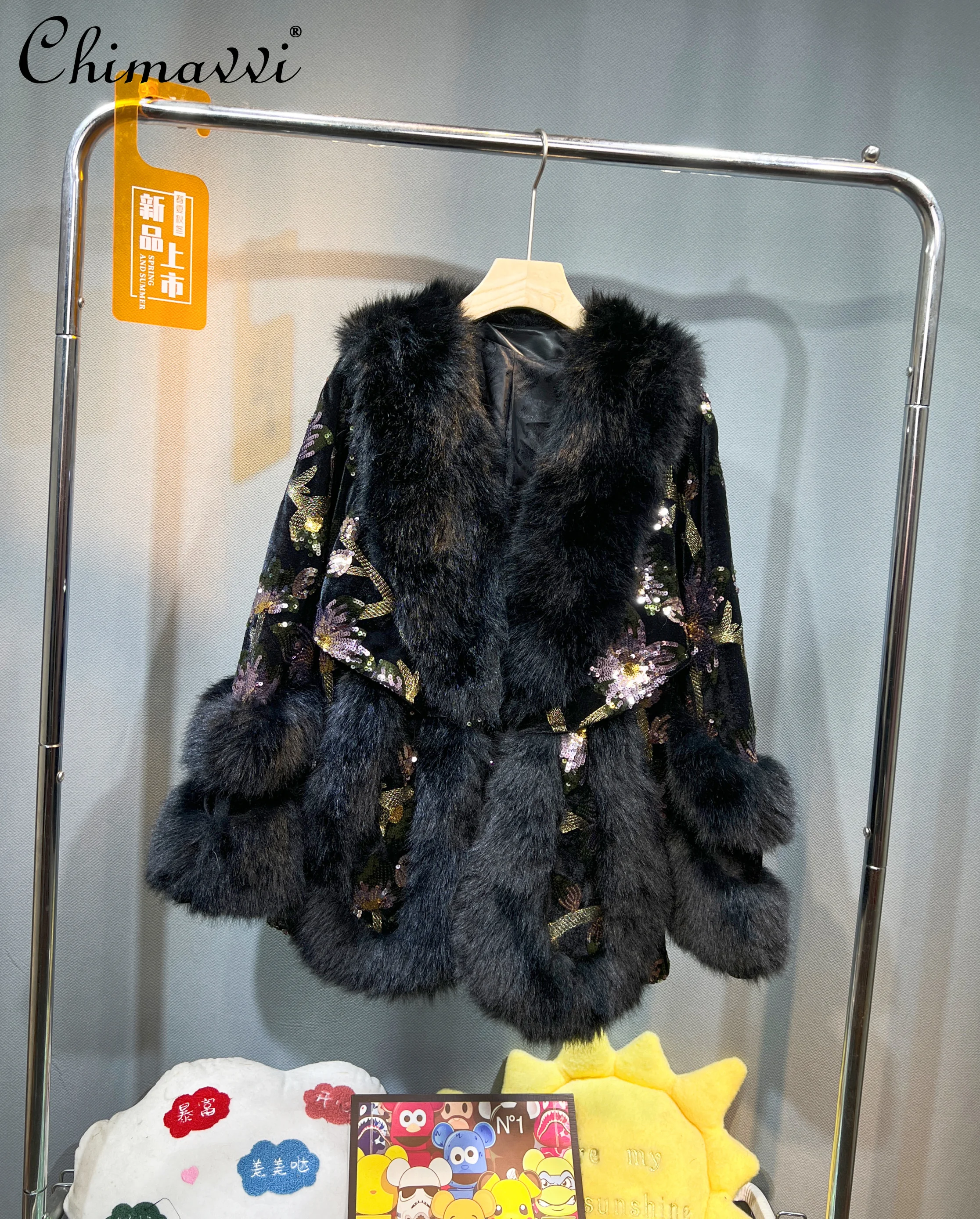 Высококачественная куртка с блестками для тяжелой промышленности зимняя одежда