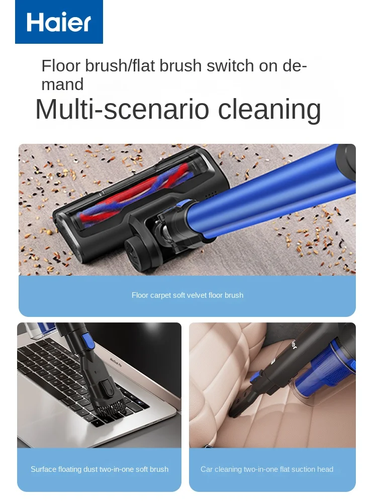 Беспроводной ручной автомобильный пылесос Haier T19B бытовая техника для ковровых
