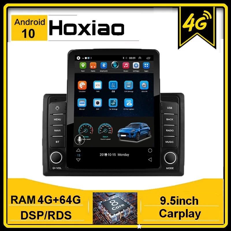 Автомагнитола 2DIN Android 9 5 дюйма мультимедиа для 9/10 дюймов рамка Tesla Style