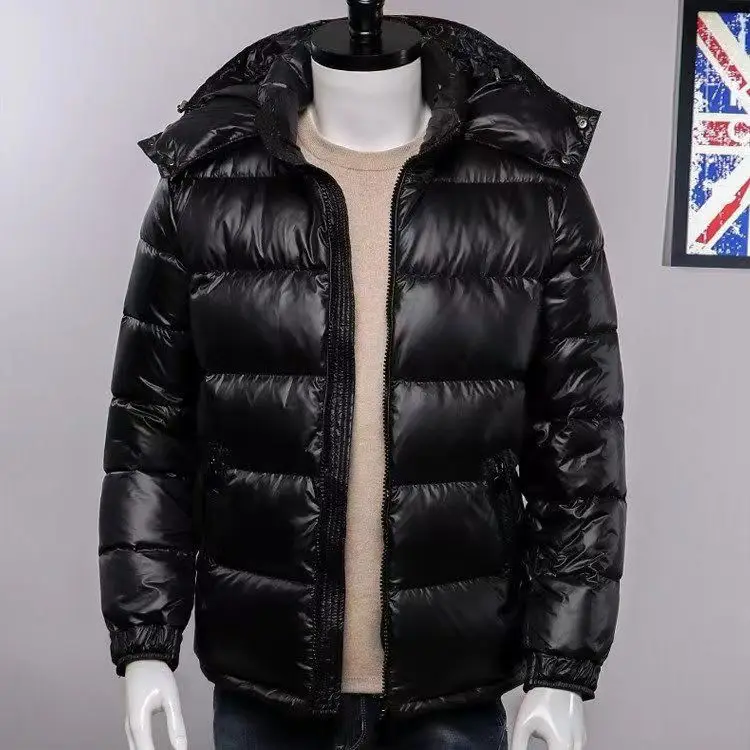 Puffer Jacket With Hood Men High Quality Duck Down Jacket Man Very Warm Winter Coat For Man Thick Hooded Jacket Men Down Coats