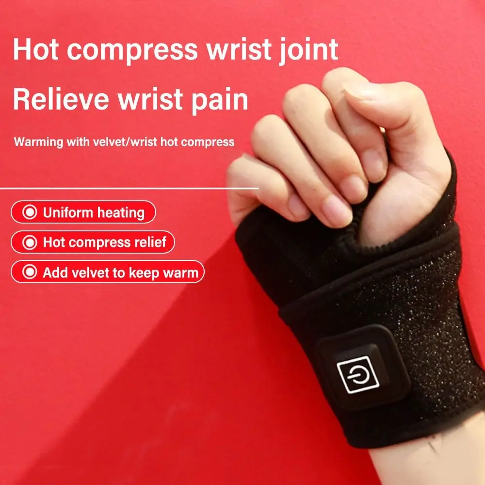 

Electric Pain Relief Heating Wrap Brace Support Joint Protector Wrist Warmer Hot Compress Therapy Wrap Brace Hot