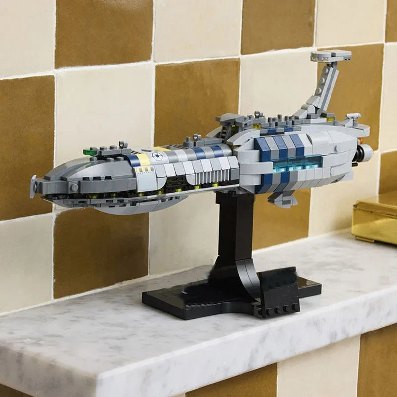 Moc Star невидимый IV космический корабль строительные блоки кирпичи модель