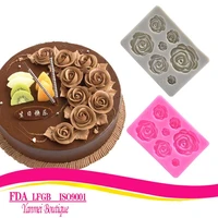 flowers silicone cake molds fondant peony patisserie confectionery tools modeling all for baking kitchen small items gadgets