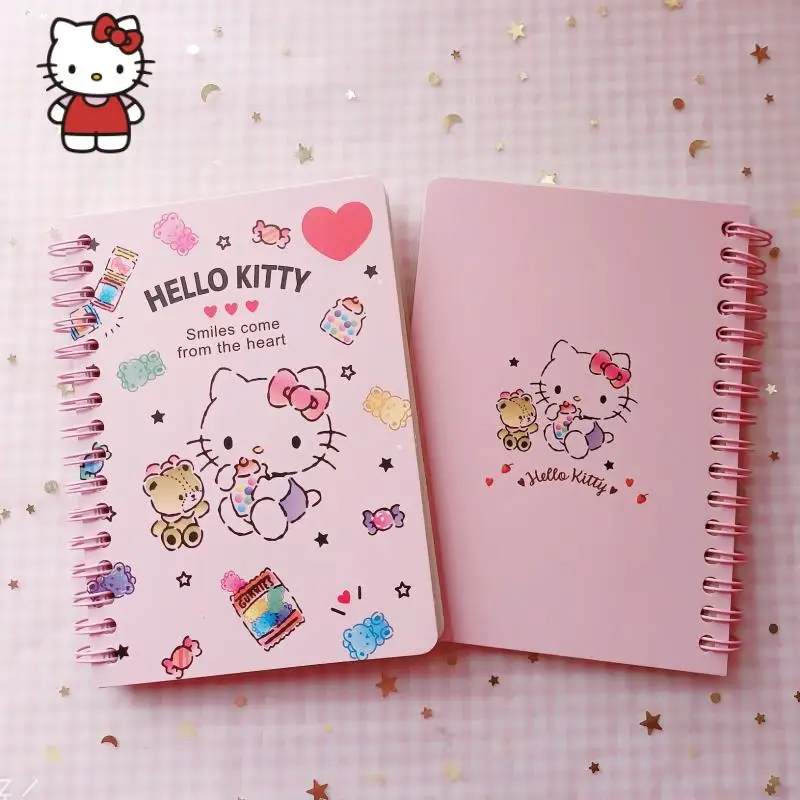 

1Pcs Cute Hello Kitty Sanrio Diary A6 Loose Leaf Notepad Kuromi Cinnamoroll My Melody Anime Inner Core Note Book Office Supplies